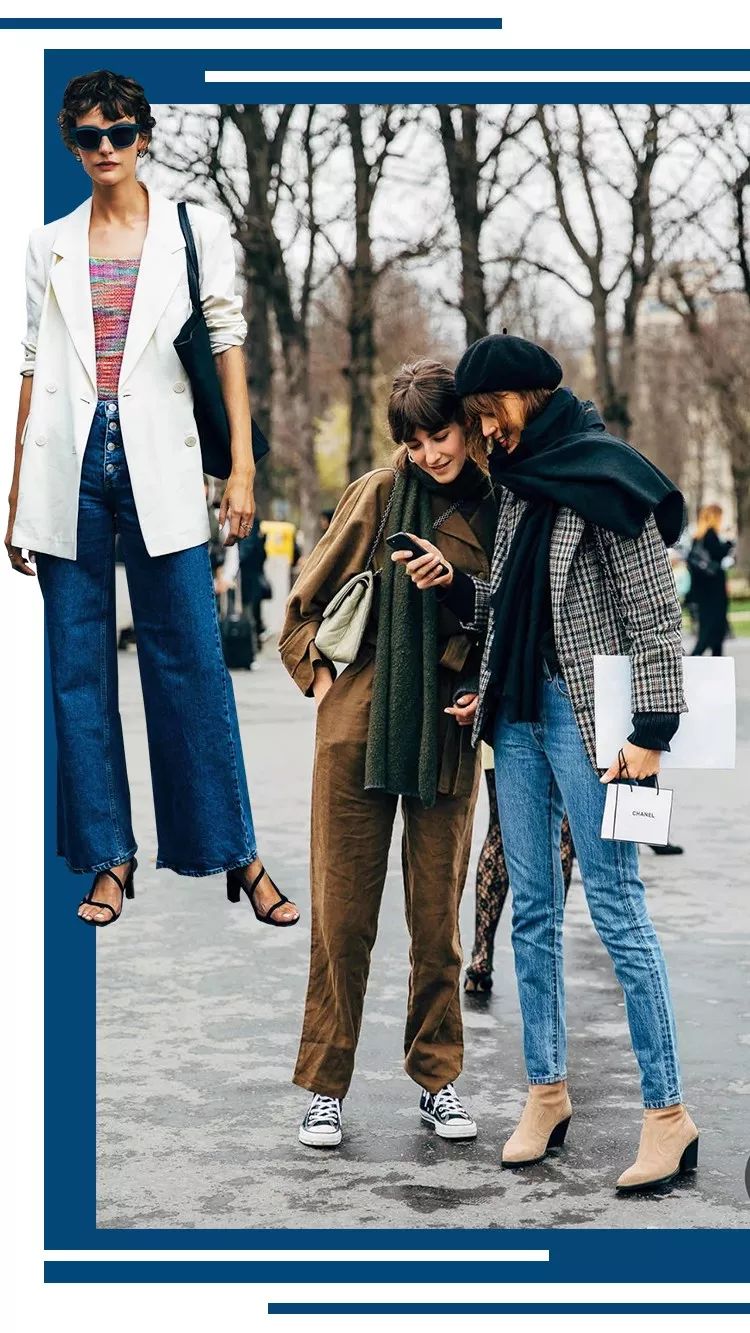 it girls wear blazer 很明显,西装想要穿得时髦,"去正式化"很重要.