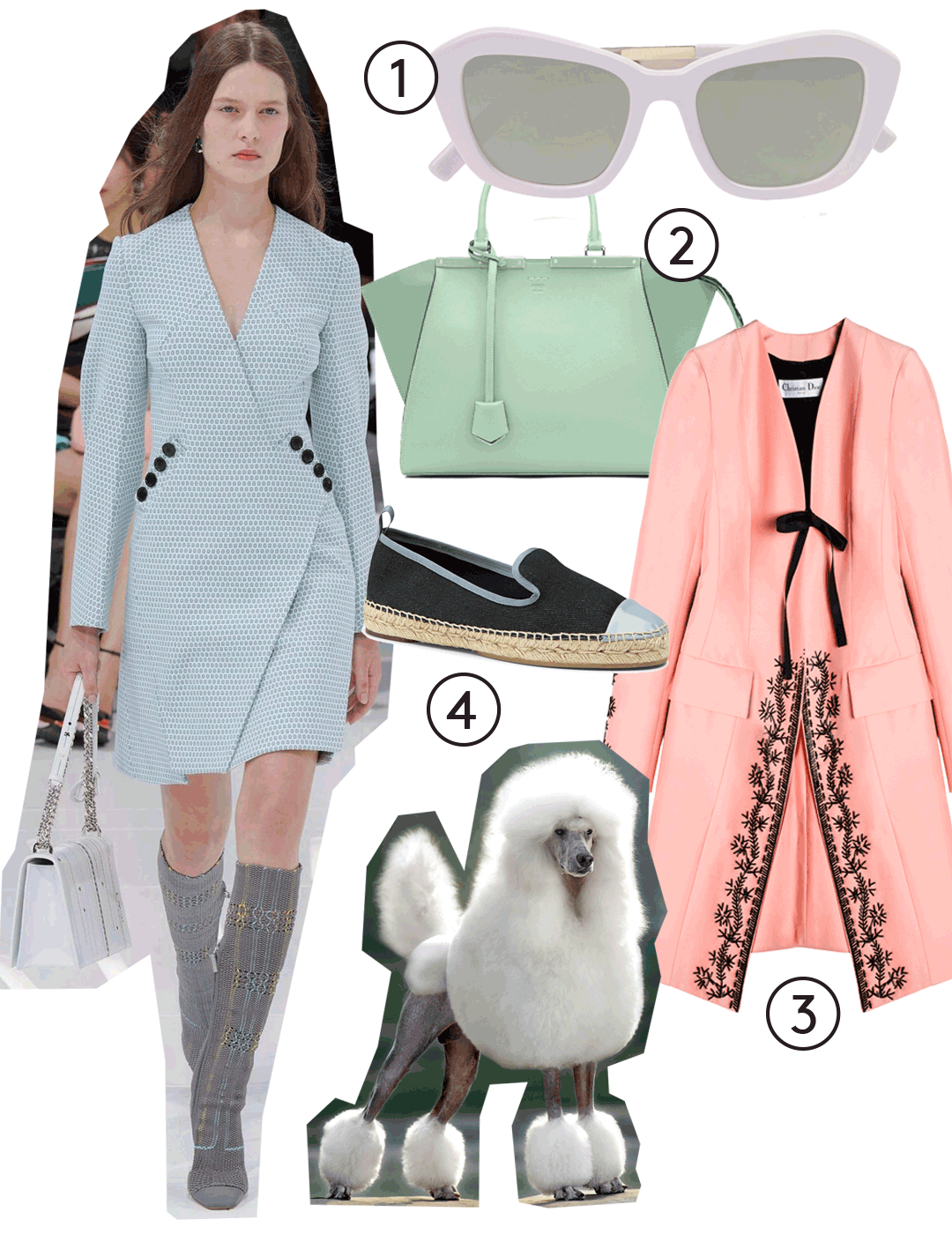 穿搭| 夏日遛狗也要拼时髦度!