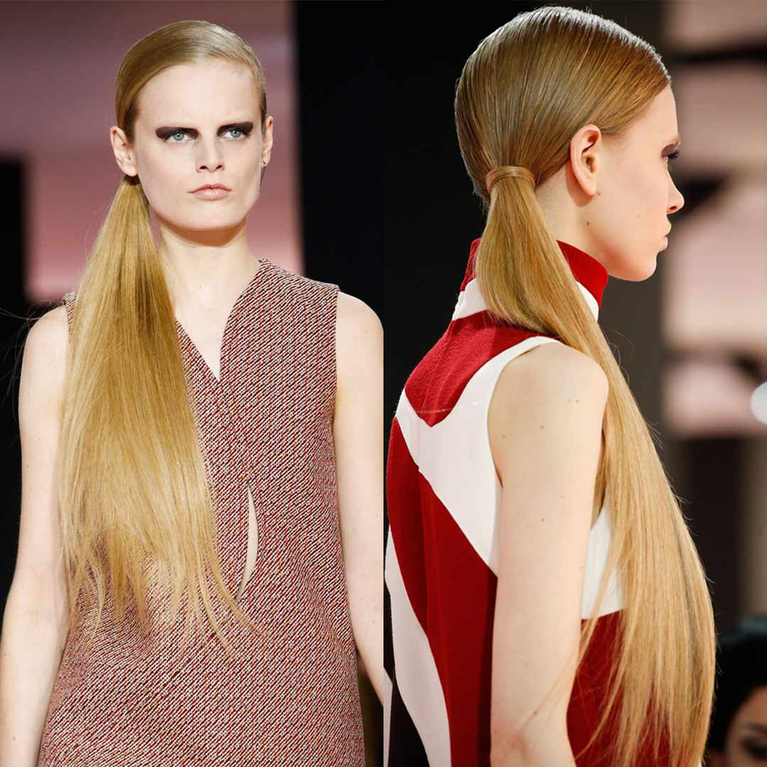 歪马尾 来自dior秀场